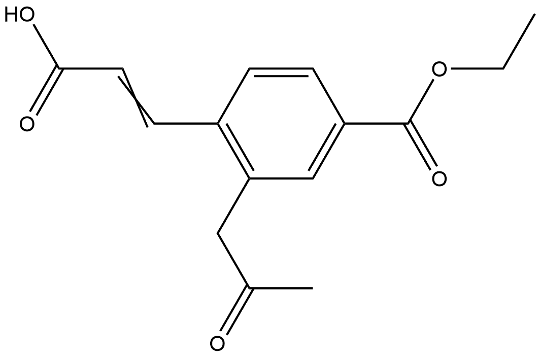 1807318-27-9 Ethyl 4-(2-carboxyvinyl)-3-(2-oxopropyl)benzoate