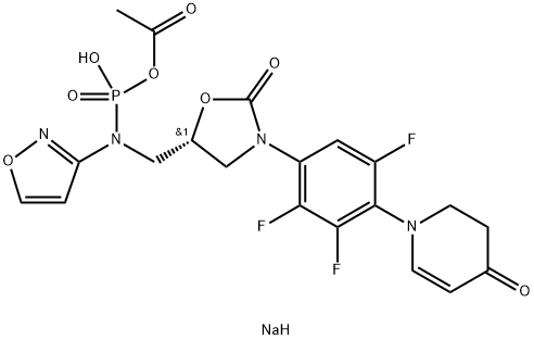 Contezolid acefosamil,1807365-35-0,结构式