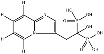 Minodronic Acid-d4, 1807367-80-1, 结构式