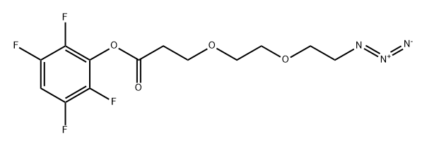 Azido-PEG2-TFP ester Structure