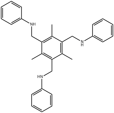 1,3,5-Benzenetrimethanamine, 2,4,6-trimethyl-N1,N3,N5-triphenyl-|化合物 CJJ300