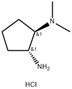 (1R,2R)-N1,N1-二甲基环戊烷-1,2-二胺二盐酸盐, 1807914-23-3, 结构式