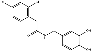 Benzeneacetamide, 2,4-dichloro-N-[(3,4-dihydroxyphenyl)methyl]-|化合物ERCC1-XPF-IN-2