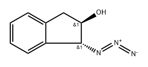 1H-Inden-2-ol, 1-azido-2,3-dihydro-, (1R,2R)- 化学構造式