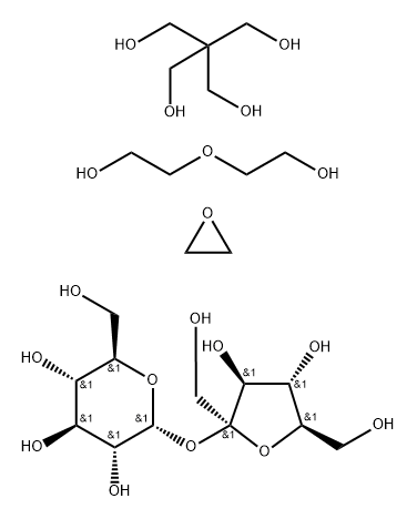 Kondensationsprodukte von mehrwertigen aliphatischen Alkoholen oder Kohlehydraten oder 1,2-Ethylendiamin mit Ethylenoxid und/oder Propylenoxid,181183-34-6,结构式