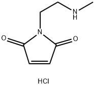 1H-Pyrrole-2,5-dione, 1-[2-(methylamino)ethyl]-, hydrochloride (1:1) Structure