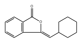 (Z)-3-(Cyclohexylmethylene)isobenzofuran-1(3H)-one Struktur