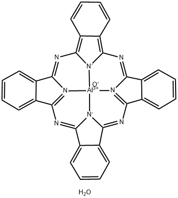 酞菁氢氧化铝,18155-23-2,结构式