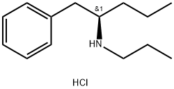 R-(1-Benzyl-butyl)-propyl-amine Hydrochloride Struktur
