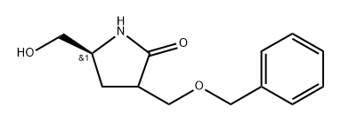(5S)-3-[(benzyloxy)methyl]-5-(hydroxymethyl)pyrrolidin-2-one Structure