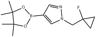 1818412-04-2 1-[(1-fluorocyclopropyl)methyl]-4-(4,4,5,5-tetramethyl-1,3,2-dioxaborolan-2-yl)-1H-pyrazole