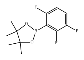 4,4,5,5-Tetramethyl-2-(2,3,6-trifluorophenyl)-1,3,2-dioxaborolane Struktur