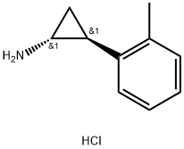 trans-2-(o-tolyl)cyclopropan-1-amine hydrochloride, 1820572-17-5, 结构式