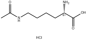 NΕ-乙酰基-L-赖氨酸盐酸盐,1820580-06-0,结构式