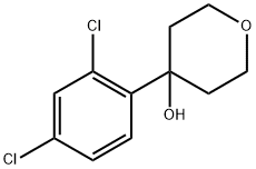 4-(2,4-dichlorophenyl)tetrahydro-2H-pyran-4-ol Structure