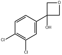 3-(3,4-dichlorophenyl)oxetan-3-ol 结构式
