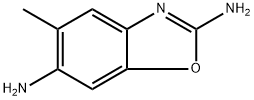 2,6-Benzoxazolediamine, 5-methyl- 结构式