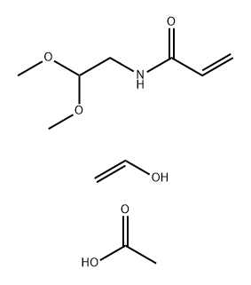 2-Propenamid, N-(2,2-Dimethoxyethyl)-, Polymer mit Ethanol, Acetat (Ester) Structure