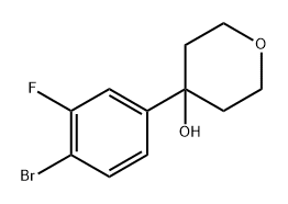 1820938-82-6 4-(4-bromo-3-fluorophenyl)tetrahydro-2H-pyran-4-ol