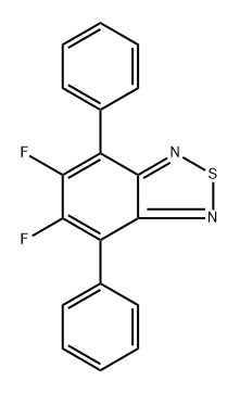 5,6-二氟-4,7-二苯基苯并[C][1,2,5]噻二唑,1821080-74-3,结构式