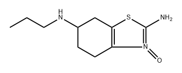 2,6-Benzothiazolediamine, 4,5,6,7-tetrahydro-N6-propyl-, 3-oxide Structure