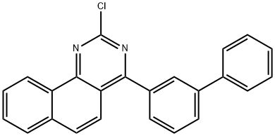 4-[1,1′-Biphenyl]-3-yl-2-chlorobenzo[h]quinazoline Struktur