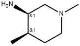 (3R,4R)-1,4-Dimethylpiperidin-3-amine Struktur