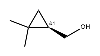 (R)-(2,2-Dimethyl-cyclopropyl)-methanol 化学構造式