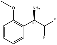 Benzenemethanamine, α-(difluoromethyl)-2-methoxy-, (αR)- Structure