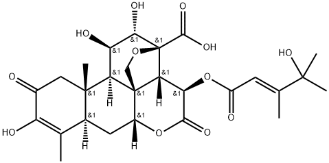Bruceine C Struktur