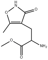 2-Amino-3-(3-hydroxy-5-methyl-isoxazol-4-yl)-propionic acid methyl ester Structure