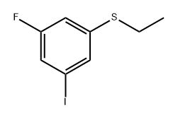 ethyl(3-fluoro-5-iodophenyl)sulfane Structure