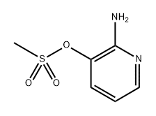 3-Pyridinol, 2-amino-, 3-methanesulfonate 化学構造式