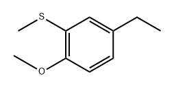 (5-ethyl-2-methoxyphenyl)(methyl)sulfane Structure