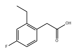 2-(2-ethyl-4-fluorophenyl)acetic acid Structure