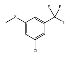 (3-chloro-5-(trifluoromethyl)phenyl)(methyl)sulfane 化学構造式