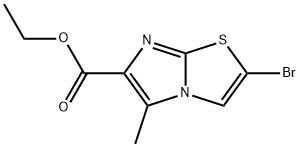 ethyl 2-bromo-5-methylimidazo[2,1-b]thiazole-6-carboxylate,1823178-95-5,结构式