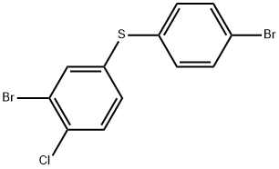 2-Bromo-4-[(4-bromophenyl)thio]-1-chlorobenzene,1823310-12-8,结构式