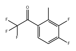 1-(3,4-二氟-2-甲基苯基)-2,2,2-三氟乙酮, 1823320-28-0, 结构式