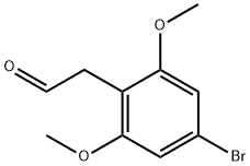 2-(4-Bromo-2,6-dimethoxyphenyl)acetaldehyde Structure