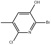 2-bromo-6-chloro-5-methylpyridin-3-ol 结构式