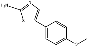 5-(4-(Methylthio)phenyl)thiazol-2-amine Structure