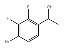 1-(4-bromo-2,3-difluorophenyl)ethanol 结构式