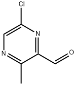 6-Chloro-3-methylpyrazine-2-carbaldehyde Structure