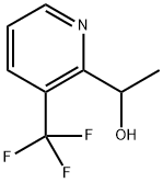 1-(3-(三氟甲基)吡啶-2-基)乙-1-醇, 1823889-24-2, 结构式