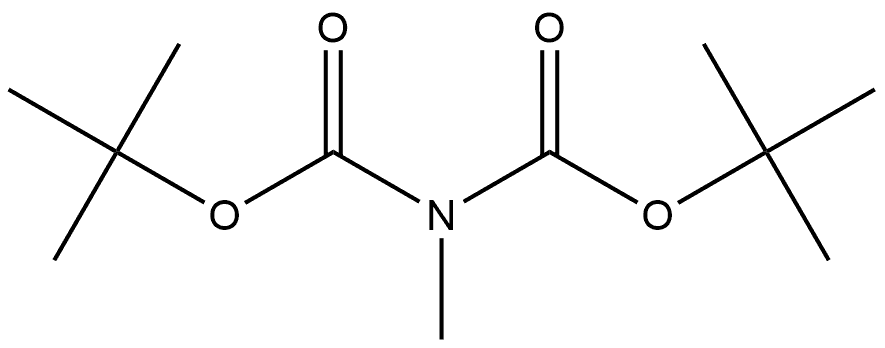 tert-Butyl N-[(tert-butoxy)carbonyl]-N-methylcarbamate Structure