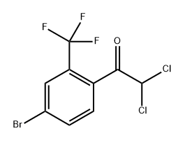 1-(4-bromo-2-(trifluoromethyl)phenyl)-2,2-dichloroethanone,1824001-66-2,结构式