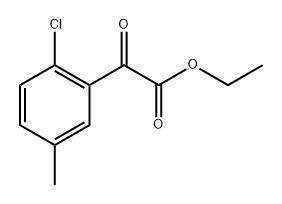 Ethyl 2-(2-chloro-5-methylphenyl)-2-oxoacetate,1824024-44-3,结构式