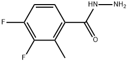 3,4-Difluoro-2-methylbenzoic acid hydrazide 结构式