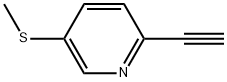 2-Ethynyl-5-(methylthio)pyridine 结构式